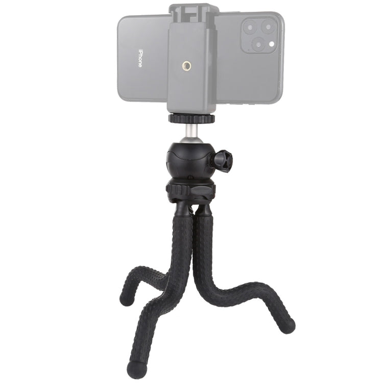 PULUZ Mini Octopus Flexible Tripod Holder with Ball Head for SLR Cameras, GoPro, Cellphone, Size: 25cmx4.5cm - Portable Mini Tripod by PULUZ | Online Shopping South Africa | PMC Jewellery | Buy Now Pay Later Mobicred