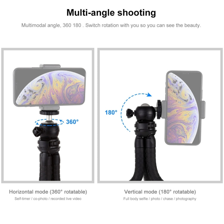 PULUZ Mini Octopus Flexible Tripod Holder with Ball Head for SLR Cameras, GoPro, Cellphone, Size:30cmx5cm - free shipping - PMC TechLife - Order now!