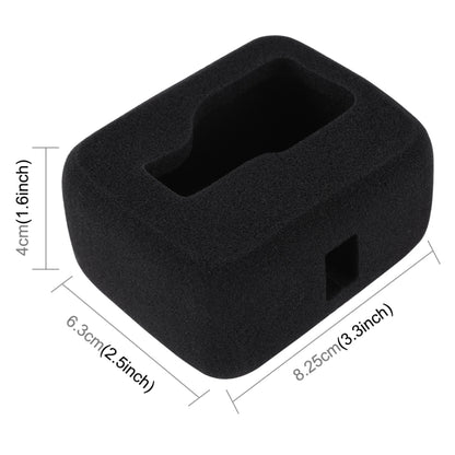 PULUZ for GoPro HERO8 Black Foam Windshield Housing Case(Black) - Silicone Cases by PULUZ | Online Shopping South Africa | PMC Jewellery | Buy Now Pay Later Mobicred