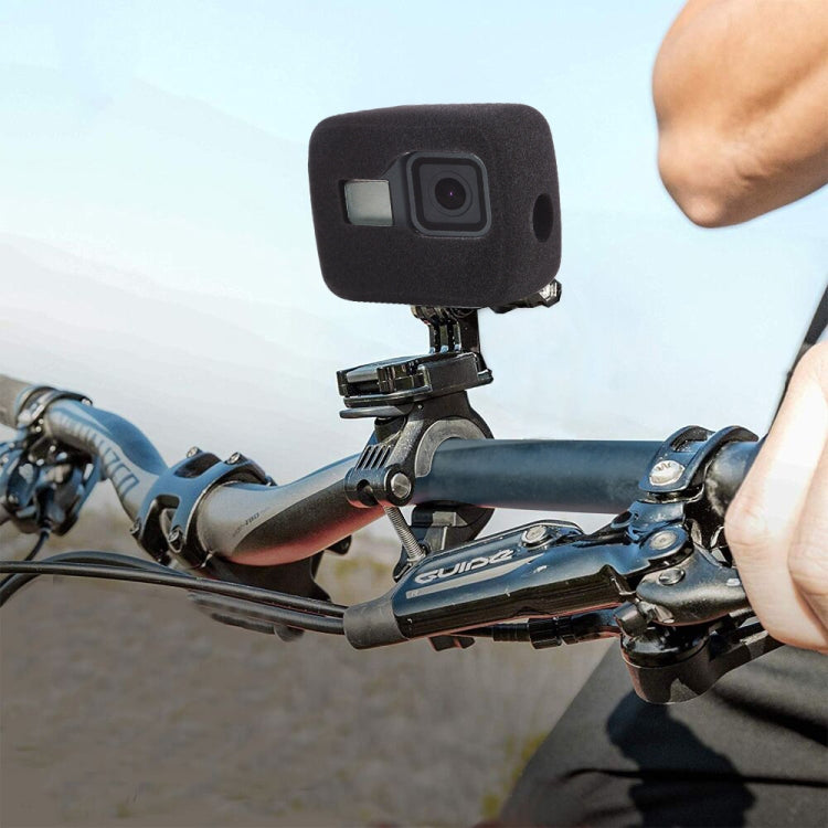 PULUZ for GoPro HERO8 Black Foam Windshield Housing Case(Black) - Silicone Cases by PULUZ | Online Shopping South Africa | PMC TechLife | Buy Now Pay Later Mobicred