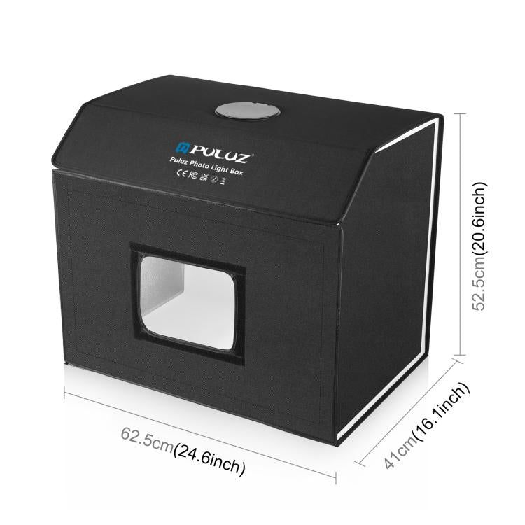PULUZ Photo Studio Light Box Portable 60 x 40cm Cuboid Photography Studio Tent Kit with 4 Color Backdrops (UK Plug) - free shipping - PMC TechLife - Order now!