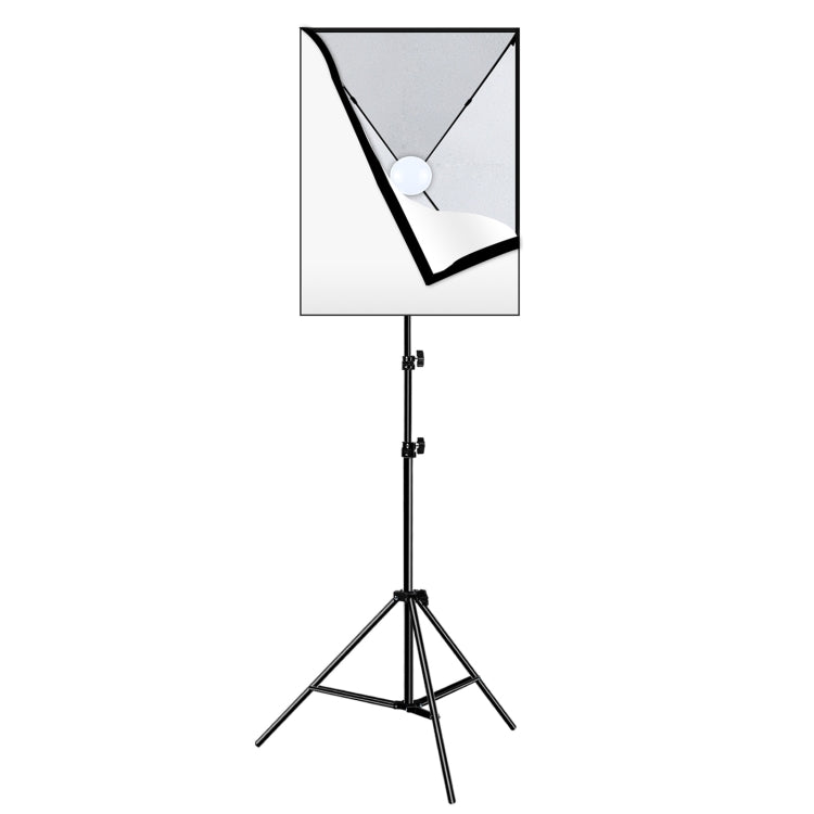 PULUZ 50x70cm Studio Softbox + 2m Tripod Mount + Single E27 30W 5700K White Light LED Bulb Photography Kit(US Plug) - free shipping - PMC TechLife - Order now!