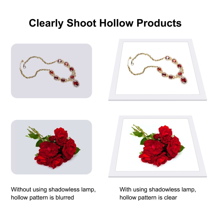 PULUZ 1000LM LED Acrylic No Polar Dimming Shadowless Light Pad with Switch for 40cm Photo Studio Box(UK Plug) - free shipping - PMC TechLife - Order now!