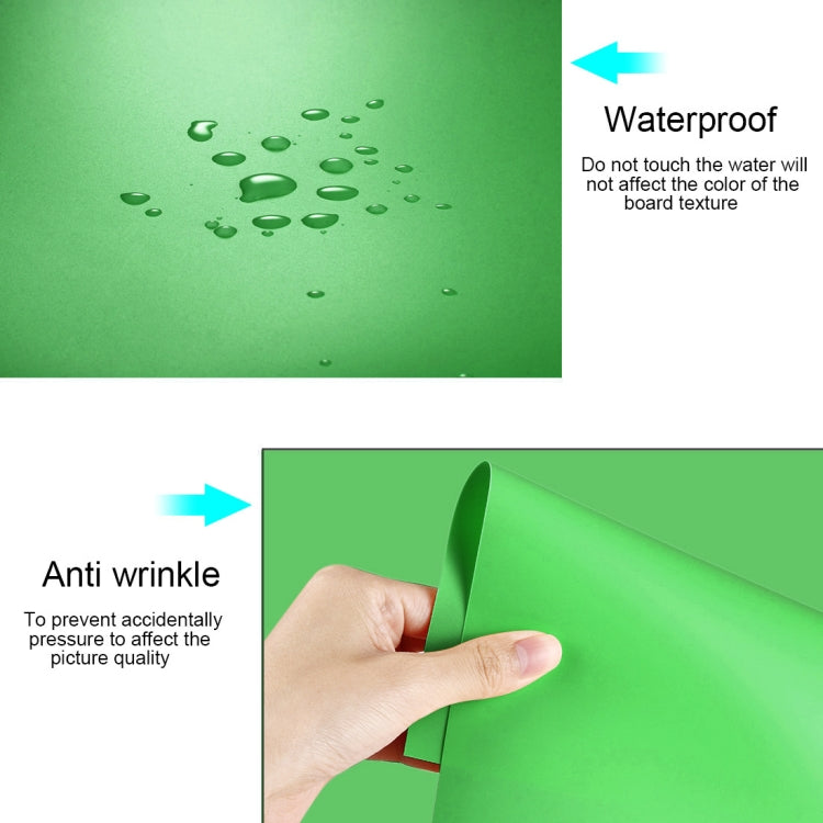 PULUZ Photography Background PVC Paper Kits for Studio Tent Box, Size: 121cm x 58cm(Green) - free shipping - PMc TechLife - Order now!