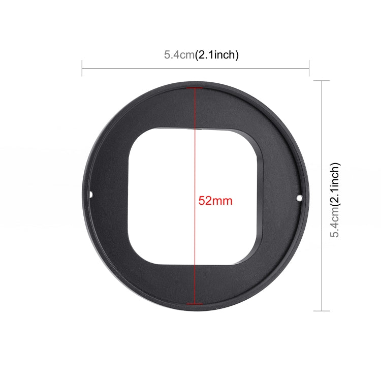 PULUZ 52mm UV Lens Filter for GoPro HERO12 Black /11 Black Mini /11 Black /10 Black /9 Black, with Adapter Ring - Lens Adapter by PULUZ | Online Shopping South Africa | PMC TechLife | Buy Now Pay Later Mobicred