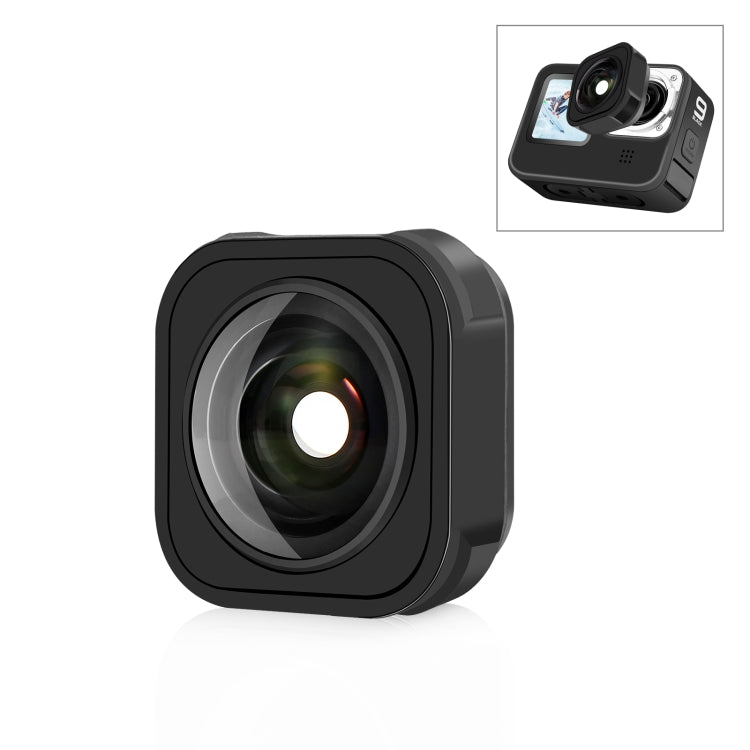 PULUZ Max Lens Mod Wide Angle Lens for GoPro Hero13 Black / Hero12 Black / Hero11 Black / HERO10 Black / HERO9 Black(Black) - free shipping - PMC TechLife - Order now!