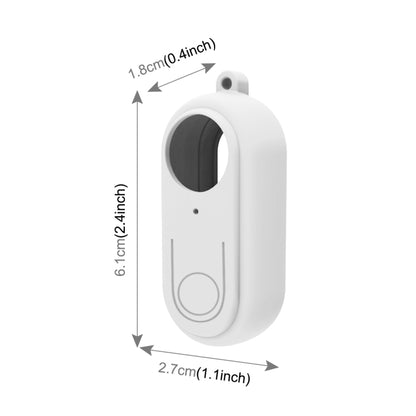 PULUZ Silicone Protective Case with Lens Cover for Insta360 GO 2(White) - Case & Bags by PULUZ | Online Shopping South Africa | PMC Jewellery | Buy Now Pay Later Mobicred