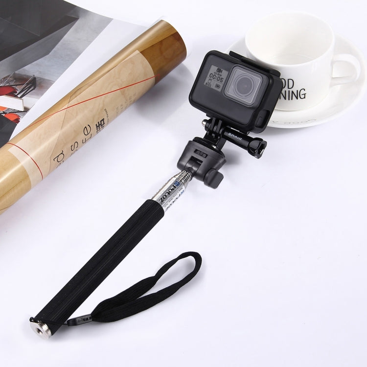 PULUZ Extendable Handheld Selfie Monopod for GoPro, Insta360, DJI and Other Action Cameras, Length: 22.5-80cm - Extendable Pole by PULUZ | Online Shopping South Africa | PMC TechLife | Buy Now Pay Later Mobicred