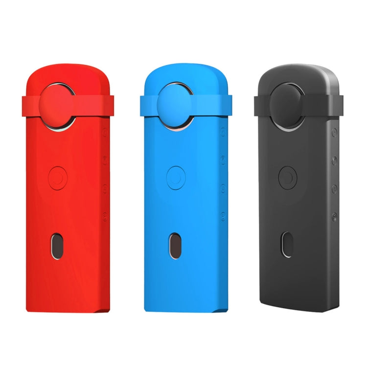 PULUZ Silicone Protective Case with Lens Cover for Ricoh Theta SC2 360 Panoramic Camera(Black) - Silicone Cases by PULUZ | Online Shopping South Africa | PMC TechLife | Buy Now Pay Later Mobicred