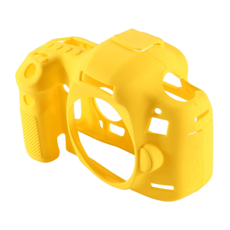 PULUZ Soft Silicone Protective Case for Canon EOS 5D Mark III / 5D3(Yellow) - Protective Case by PULUZ | Online Shopping South Africa | PMC Jewellery | Buy Now Pay Later Mobicred