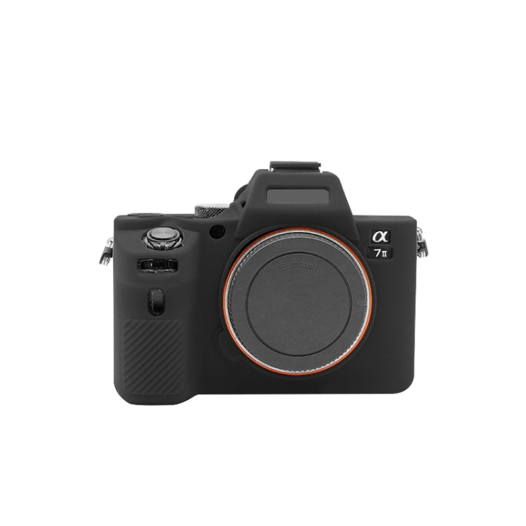 PULUZ Soft Silicone Protective Case for Sony ILCE-7MII / 7SMII / 7RMII(Black) - Protective Case by PULUZ | Online Shopping South Africa | PMC Jewellery | Buy Now Pay Later Mobicred