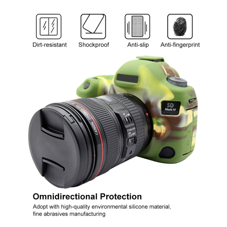 PULUZ Soft Silicone Protective Case for Canon EOS 5D Mark IV - Protective Case by PULUZ | Online Shopping South Africa | PMC Jewellery | Buy Now Pay Later Mobicred