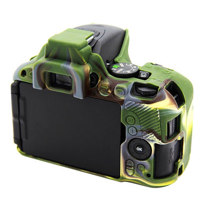PULUZ Soft Silicone Protective Case for Nikon D5500 / D5600(Camouflage) - Protective Case by PULUZ | Online Shopping South Africa | PMC Jewellery | Buy Now Pay Later Mobicred