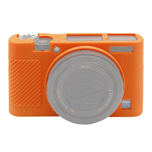 PULUZ Soft Silicone Protective Case for Sony RX100 III / IV / V(Orange) - Protective Case by PULUZ | Online Shopping South Africa | PMC Jewellery | Buy Now Pay Later Mobicred