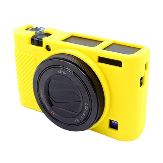 PULUZ Soft Silicone Protective Case for Sony RX100 III / IV / V(Yellow) - Protective Case by PULUZ | Online Shopping South Africa | PMC Jewellery | Buy Now Pay Later Mobicred