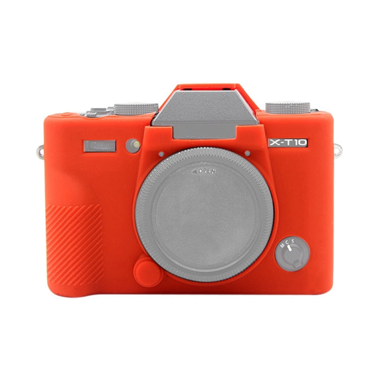 PULUZ Soft Silicone Protective Case for FUJIFILM XT10(Red) - Protective Case by PULUZ | Online Shopping South Africa | PMC Jewellery | Buy Now Pay Later Mobicred