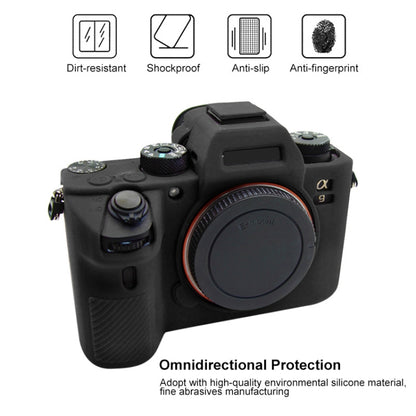 PULUZ Soft Silicone Protective Case for Sony A9 (ILCE-9) / A7 III/ A7R  III(Black) - Protective Case by PULUZ | Online Shopping South Africa | PMC Jewellery | Buy Now Pay Later Mobicred