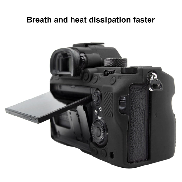 PULUZ Soft Silicone Protective Case for Sony A9 (ILCE-9) / A7 III/ A7R  III(Black) - Protective Case by PULUZ | Online Shopping South Africa | PMC Jewellery | Buy Now Pay Later Mobicred