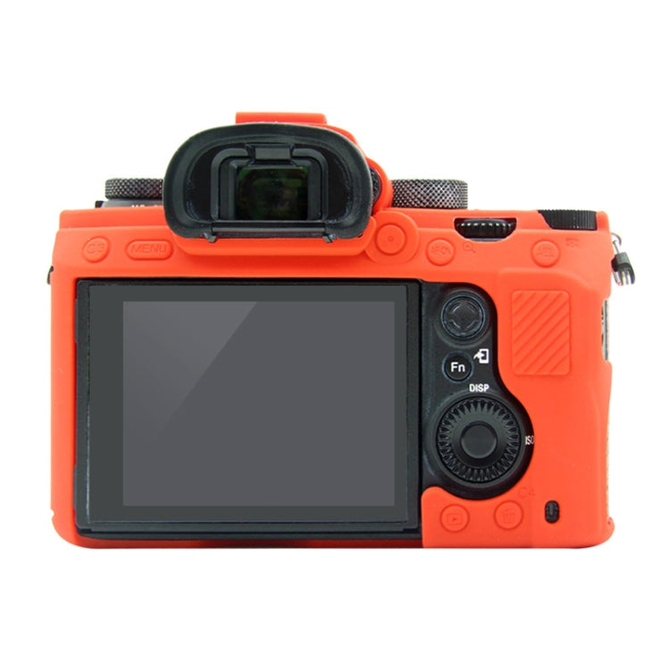 PULUZ Soft Silicone Protective Case for Sony A9 (ILCE-9) / A7 III/ A7R  III(Red) - Protective Case by PULUZ | Online Shopping South Africa | PMC Jewellery | Buy Now Pay Later Mobicred