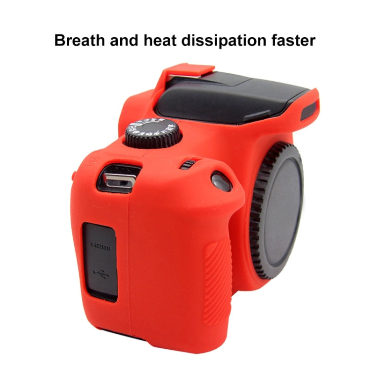 PULUZ Soft Silicone Protective Case for Canon EOS 3000D / 4000D(Red) - Protective Case by PULUZ | Online Shopping South Africa | PMC Jewellery | Buy Now Pay Later Mobicred