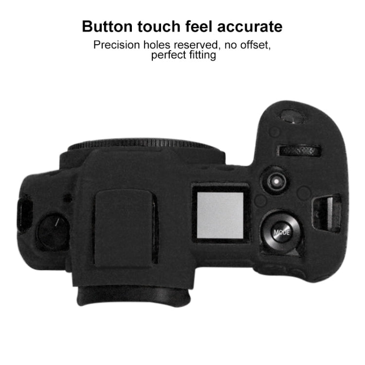 PULUZ Soft Silicone Protective Case for Canon EOS R(Black) - Protective Case by PULUZ | Online Shopping South Africa | PMC Jewellery | Buy Now Pay Later Mobicred