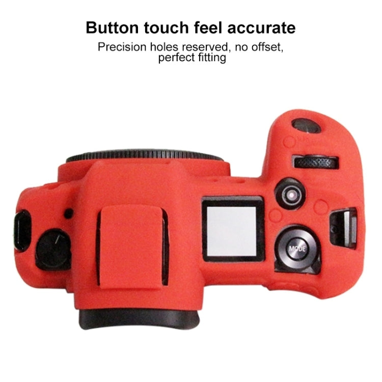 PULUZ Soft Silicone Protective Case for Canon EOS R(Red) - Protective Case by PULUZ | Online Shopping South Africa | PMC Jewellery | Buy Now Pay Later Mobicred