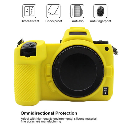 PULUZ Soft Silicone Protective Case for Nikon Z6 / Z7(Yellow) - Protective Case by PULUZ | Online Shopping South Africa | PMC Jewellery | Buy Now Pay Later Mobicred