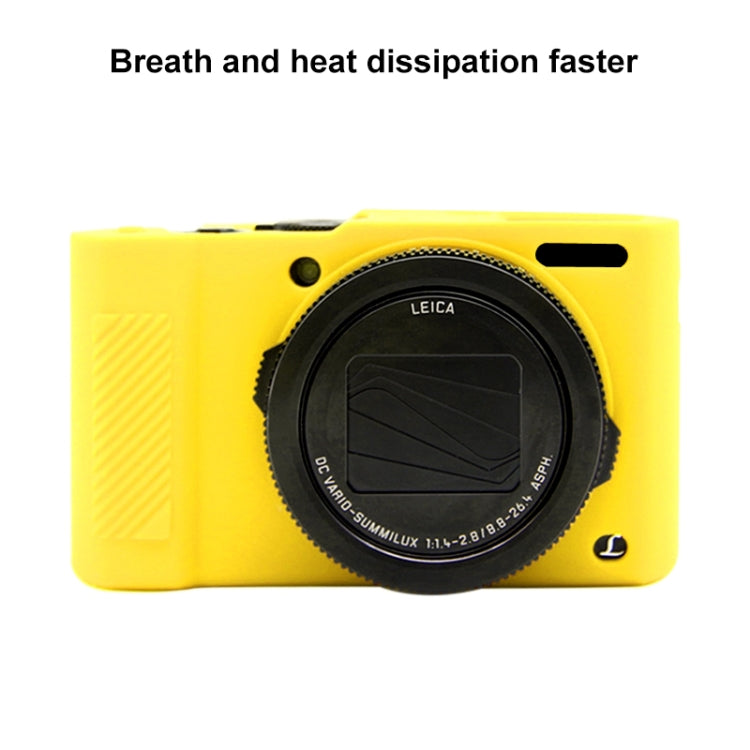PULUZ Soft Silicone Protective Case for Panasonic Lumix  LX10(Yellow) - Protective Case by PULUZ | Online Shopping South Africa | PMC Jewellery | Buy Now Pay Later Mobicred