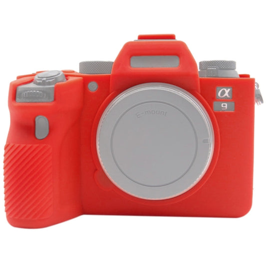 PULUZ Soft Silicone Protective Case for Sony ILCE-9M2/ Alpha 9 II / A92(Red) - Protective Case by PULUZ | Online Shopping South Africa | PMC Jewellery | Buy Now Pay Later Mobicred