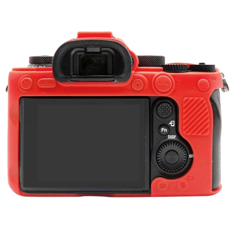 PULUZ Soft Silicone Protective Case for Sony ILCE-9M2/ Alpha 9 II / A92(Red) - Protective Case by PULUZ | Online Shopping South Africa | PMC Jewellery | Buy Now Pay Later Mobicred