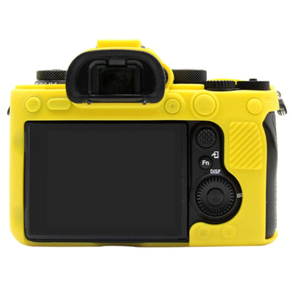 PULUZ Soft Silicone Protective Case for Sony ILCE-9M2/ Alpha 9 II / A92(Yellow) - Protective Case by PULUZ | Online Shopping South Africa | PMC Jewellery | Buy Now Pay Later Mobicred