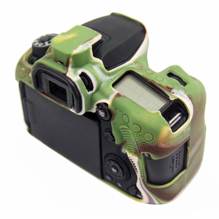 PULUZ Soft Silicone Protective Case for Canon EOS 90D (Camouflage) - Protective Case by PULUZ | Online Shopping South Africa | PMC Jewellery | Buy Now Pay Later Mobicred
