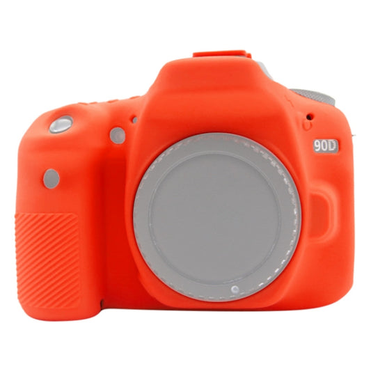 PULUZ Soft Silicone Protective Case for Canon EOS 90D(Red) - Protective Case by PULUZ | Online Shopping South Africa | PMC Jewellery | Buy Now Pay Later Mobicred