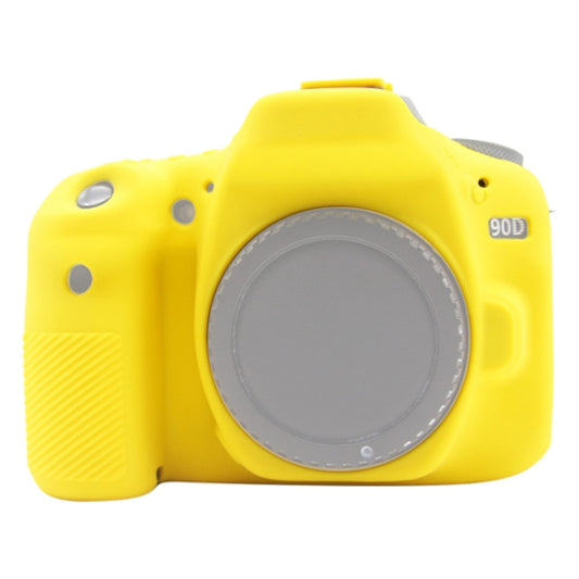 PULUZ Soft Silicone Protective Case for Canon EOS 90D(Yellow) - Protective Case by PULUZ | Online Shopping South Africa | PMC Jewellery | Buy Now Pay Later Mobicred