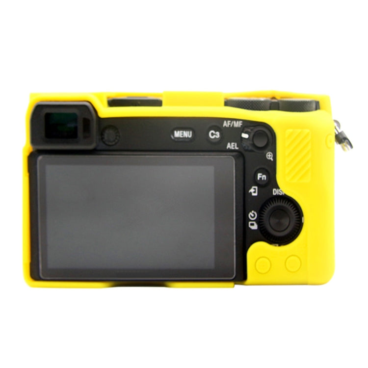 PULUZ Soft Silicone Protective Case for Sony A6600 / ILCE-6600(Yellow) - Protective Case by PULUZ | Online Shopping South Africa | PMC Jewellery | Buy Now Pay Later Mobicred