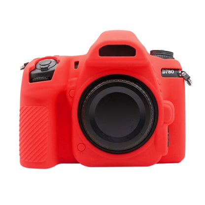 PULUZ Soft Silicone Protective Case for Nikon D780(Red) - Protective Case by PULUZ | Online Shopping South Africa | PMC Jewellery | Buy Now Pay Later Mobicred