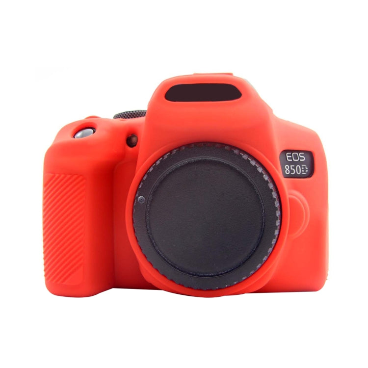 PULUZ Soft Silicone Protective Case for Canon EOS 850D(Red) - Protective Case by PULUZ | Online Shopping South Africa | PMC Jewellery | Buy Now Pay Later Mobicred