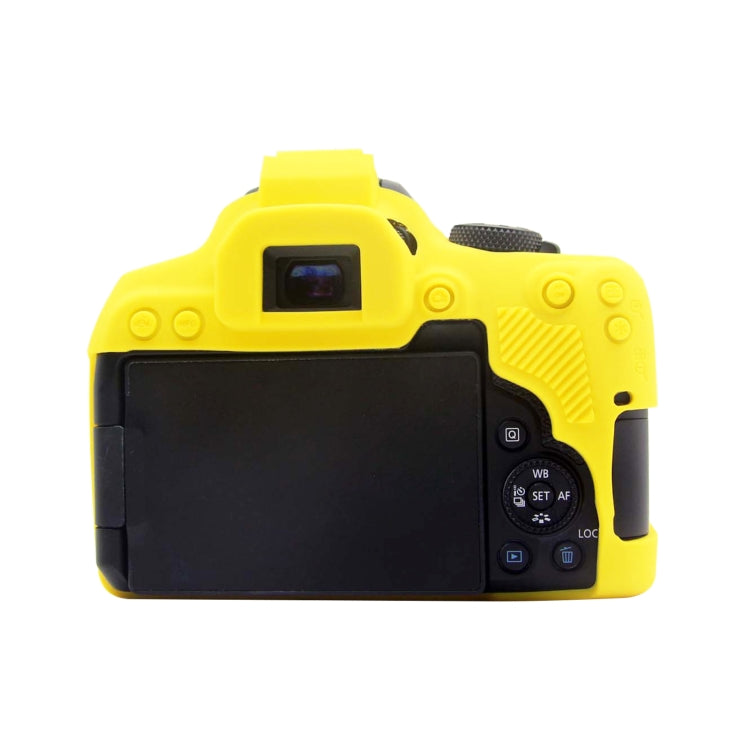 PULUZ Soft Silicone Protective Case for Canon EOS 850D(Yellow) - Protective Case by PULUZ | Online Shopping South Africa | PMC Jewellery | Buy Now Pay Later Mobicred