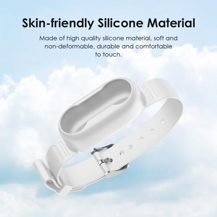 For Insta360 GO 3 / GO 3S PULUZ Camera Silicone Case Wristband Bicycle Strap Extension Mount (White) - free shipping - PMC TechLife - Order now!