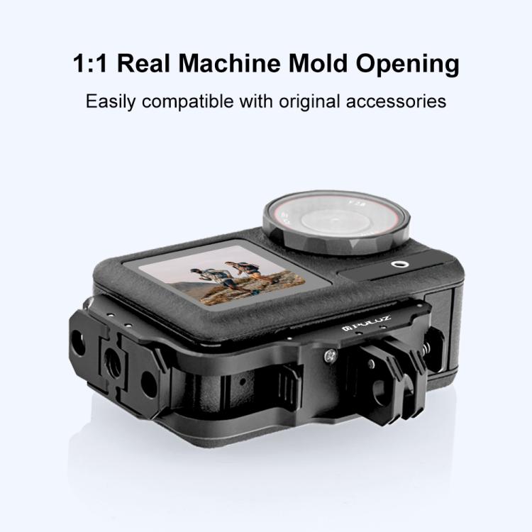 For DJI Osmo Action 5 Pro / 4 PULUZ Vertical Horizontal Shooting Quick Release Metal Magnetic L Bracket (Black) - free shipping - PMC TechLife - Order now!