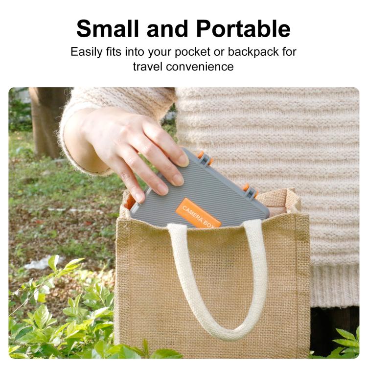 For DJI Osmo Action 5 Pro / 4 / 3 PULUZ Waterproof Hard Carrying Suitcase Outdoor Protective Storage Box (Orange) - free shipping - PMC TechLife - Order now!