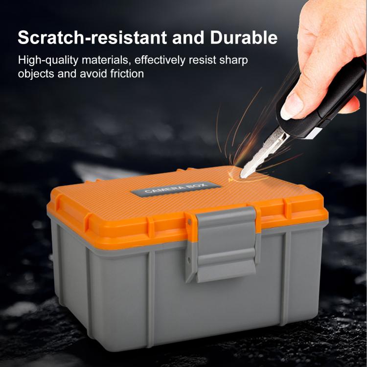 For DJI Osmo Action 5 Pro / 4 / 3 PULUZ Waterproof Hard Carrying Suitcase Outdoor Protective Storage Box (Grey) - free shipping - PMC TechLife - Order now!