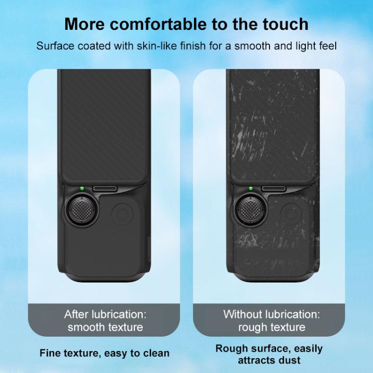 For DJI OSMO Pocket 3 PULUZ 6 in 1 Body Lens Handle Screen Mic Silicone TPU Cover (Mint Green) - free shipping - PMC TechLife - Order now!