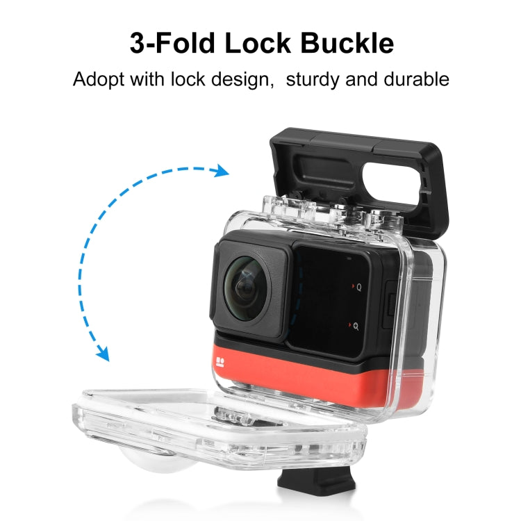For Insta360 One RS 360 Edition PULUZ 30m Underwater Depth Diving Case Waterproof Housing - free shipping - PMC TechLife - Order now!