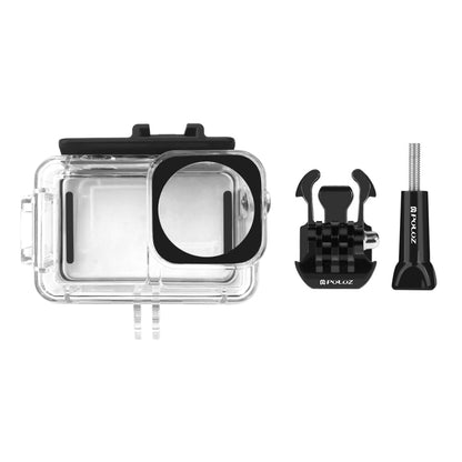 For DJI Osmo Action 3 / 4 PULUZ 40m Underwater Waterproof Housing Diving Case with Cold Shoe & Buckle Basic Mount & Screw - Waterproof Cases by PULUZ | Online Shopping South Africa | PMC Jewellery | Buy Now Pay Later Mobicred