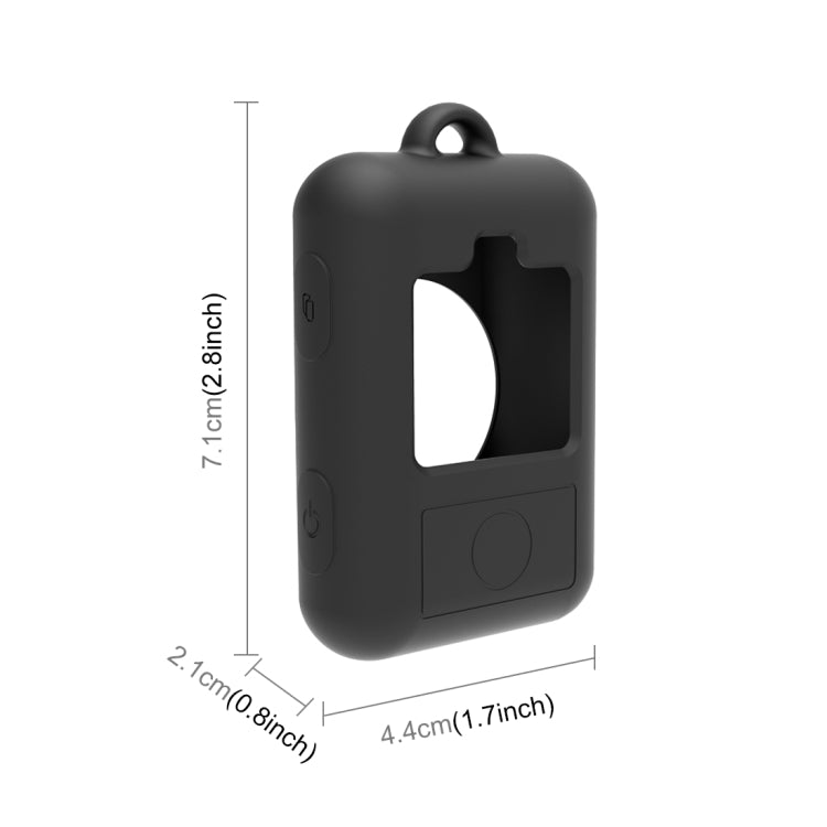 PULUZ Silicone Protective Case for Insta360 One X / X2 / X3 / RS Remote Control(Black) - Case & Bags by PULUZ | Online Shopping South Africa | PMC Jewellery