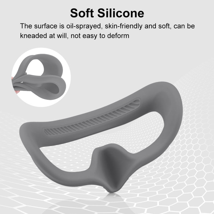 For DJI Avata Goggles 2 PULUZ Flying Eye Mask Silicone Protective Case (Grey) - Cases & Bags by PULUZ | Online Shopping South Africa | PMC TechLife | Buy Now Pay Later Mobicred