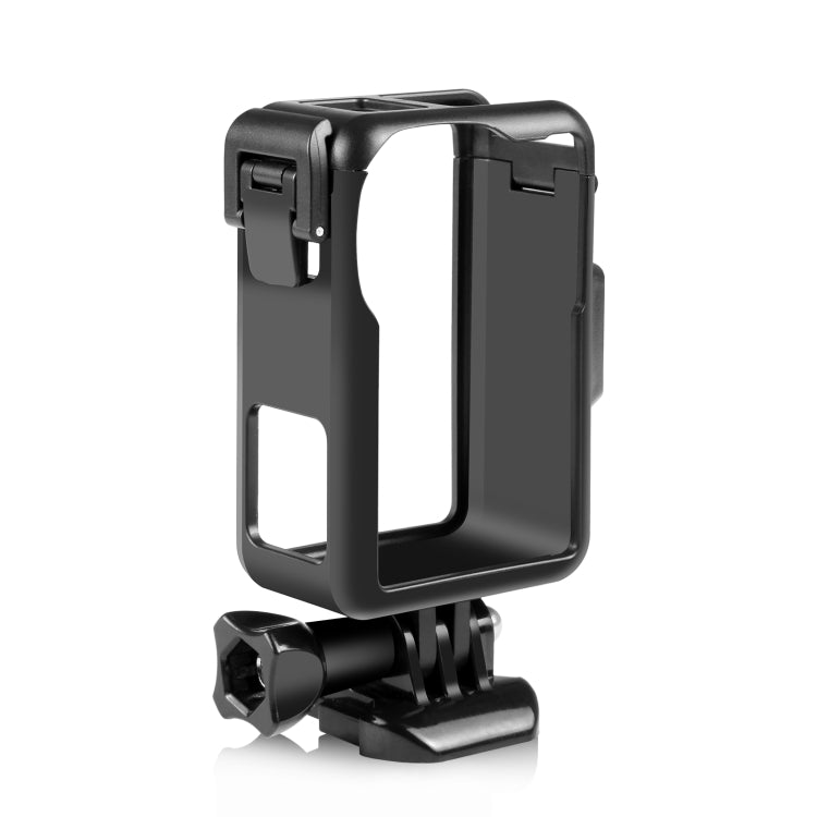 For DJI Osmo Action 4 / 3 PULUZ Vertical Plastic Protective Frame Cage with Cold Shoes (Black) -  by PULUZ | Online Shopping South Africa | PMC Jewellery | Buy Now Pay Later Mobicred