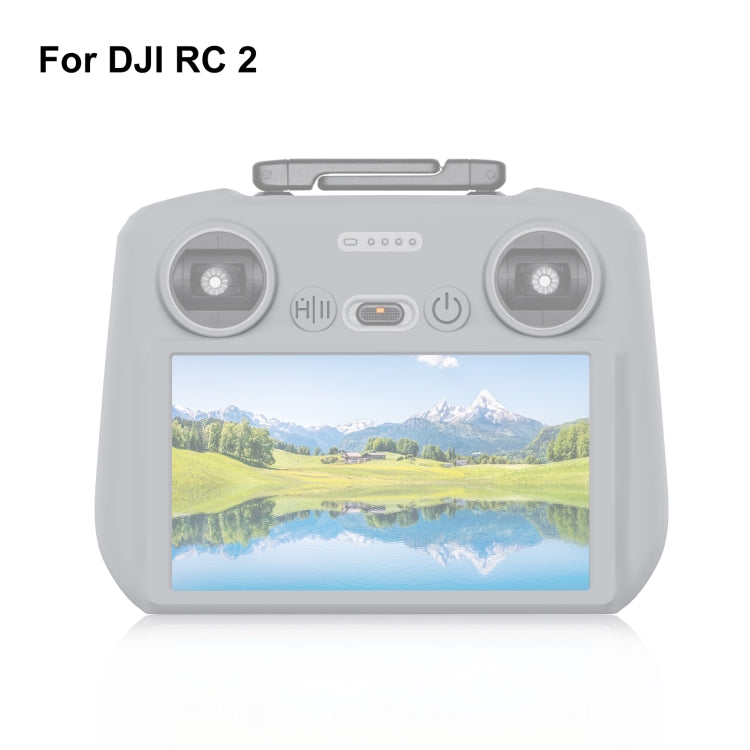 For DJI Mini 4 Pro / Air 3 Remote Control / DJI RC 2 with Screen PULUZ Silicone Protective Case (Grey) - Others by PULUZ | Online Shopping South Africa | PMC TechLife