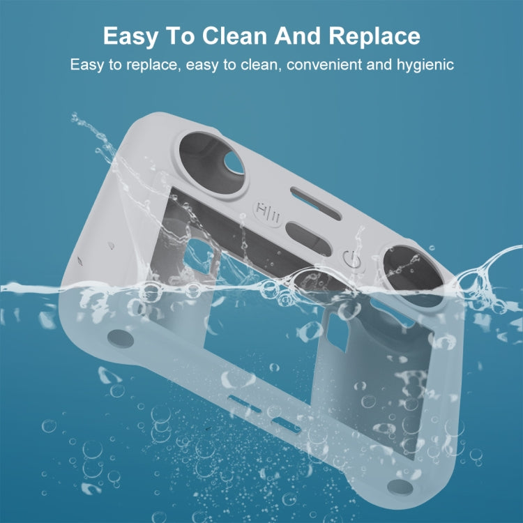 For DJI Mini 4 Pro / Air 3 Remote Control / DJI RC 2 with Screen PULUZ Silicone Protective Case (Grey) - Others by PULUZ | Online Shopping South Africa | PMC TechLife